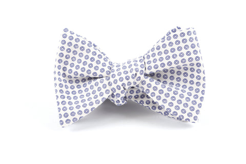 Purple Print Bow Tie