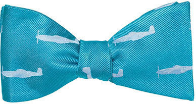 Soft Blue Bow Tie