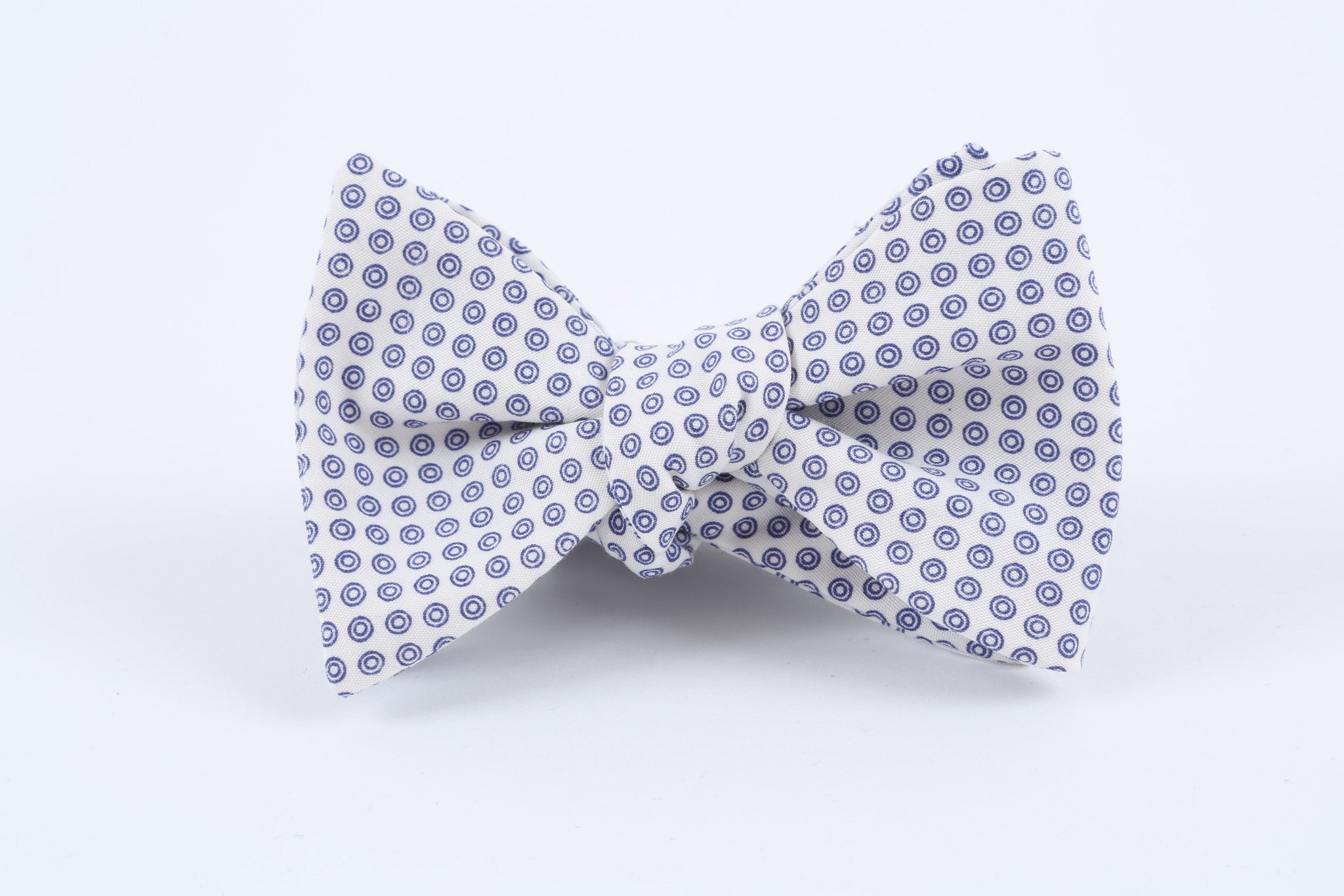 Purple Print Bow Tie