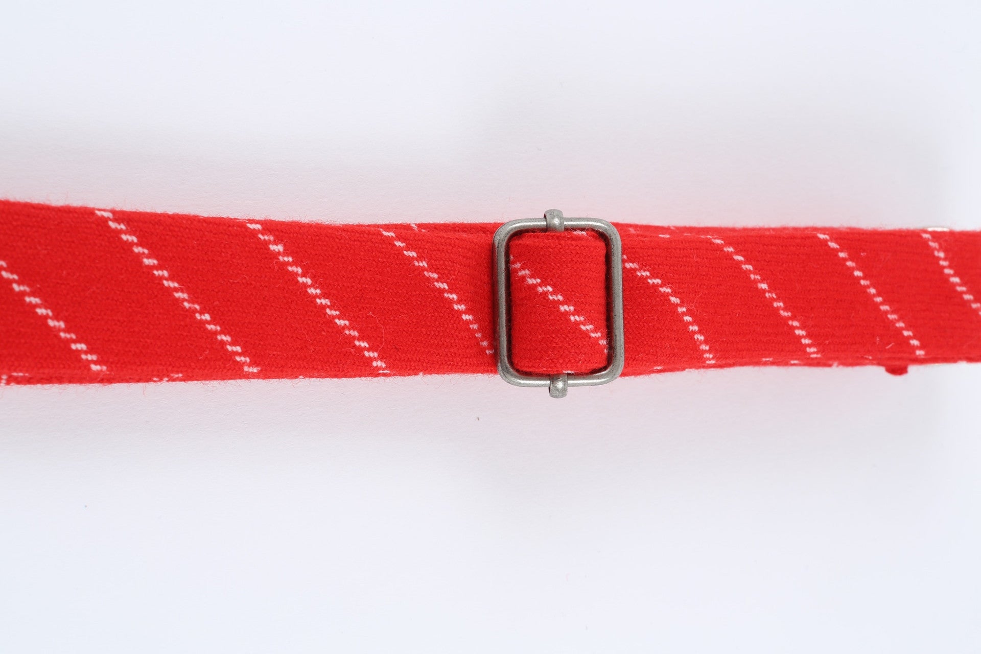 Red,White Stripe Bow Tie