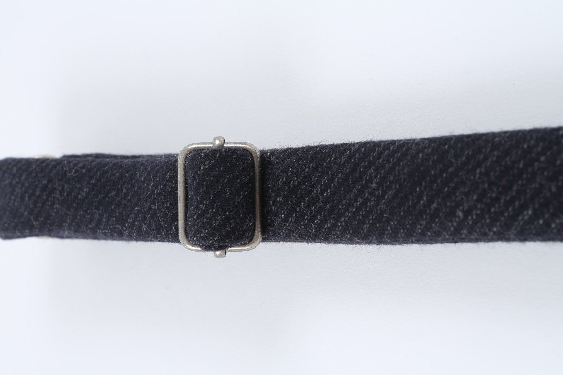 Charcoal, Chalk Stripe Bow Tie
