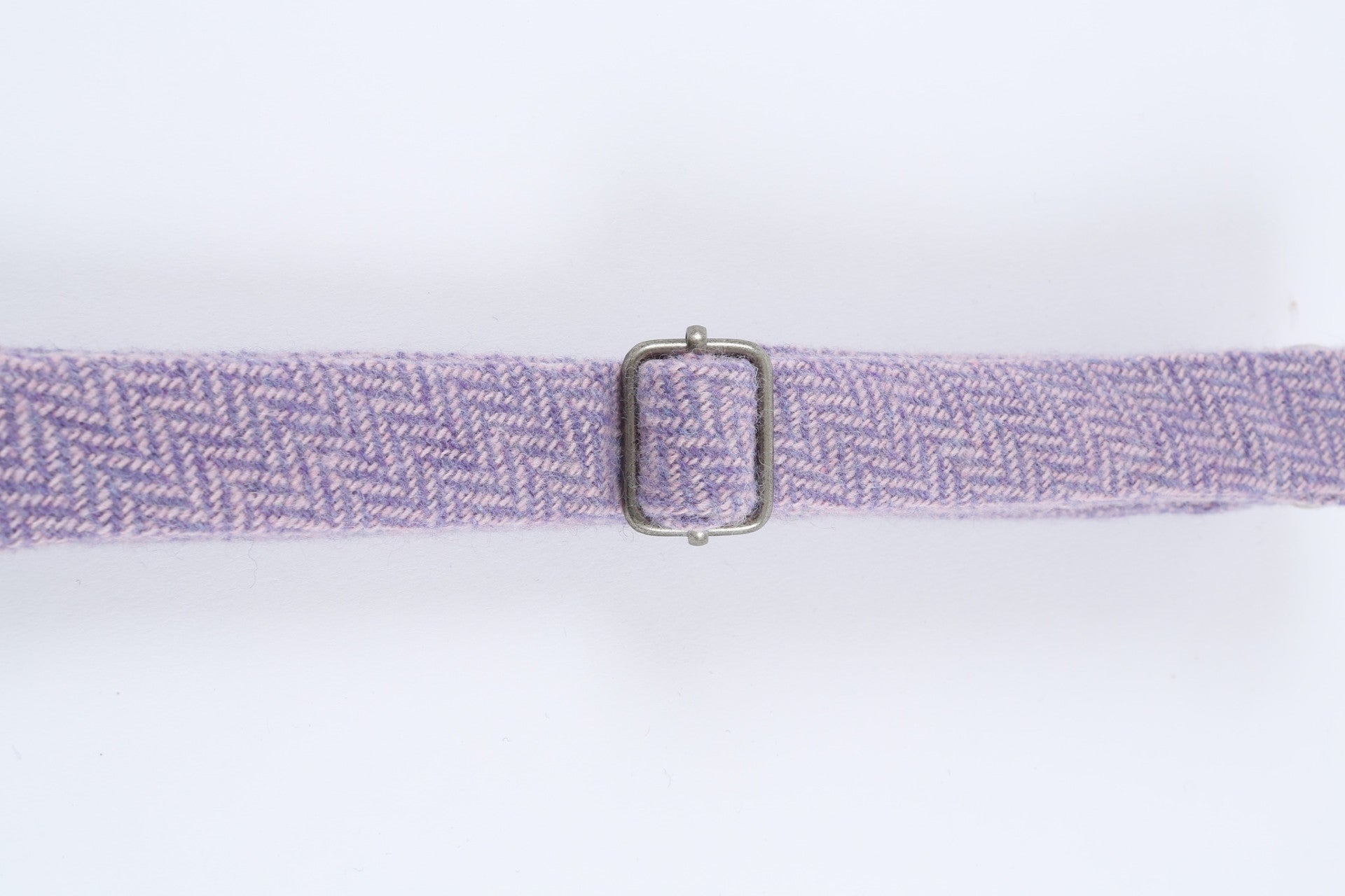 Lavender Herringbone Bow Tie