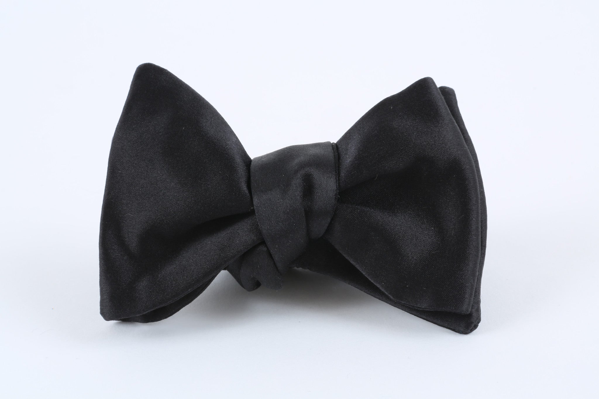 Black Silk Bow Tie