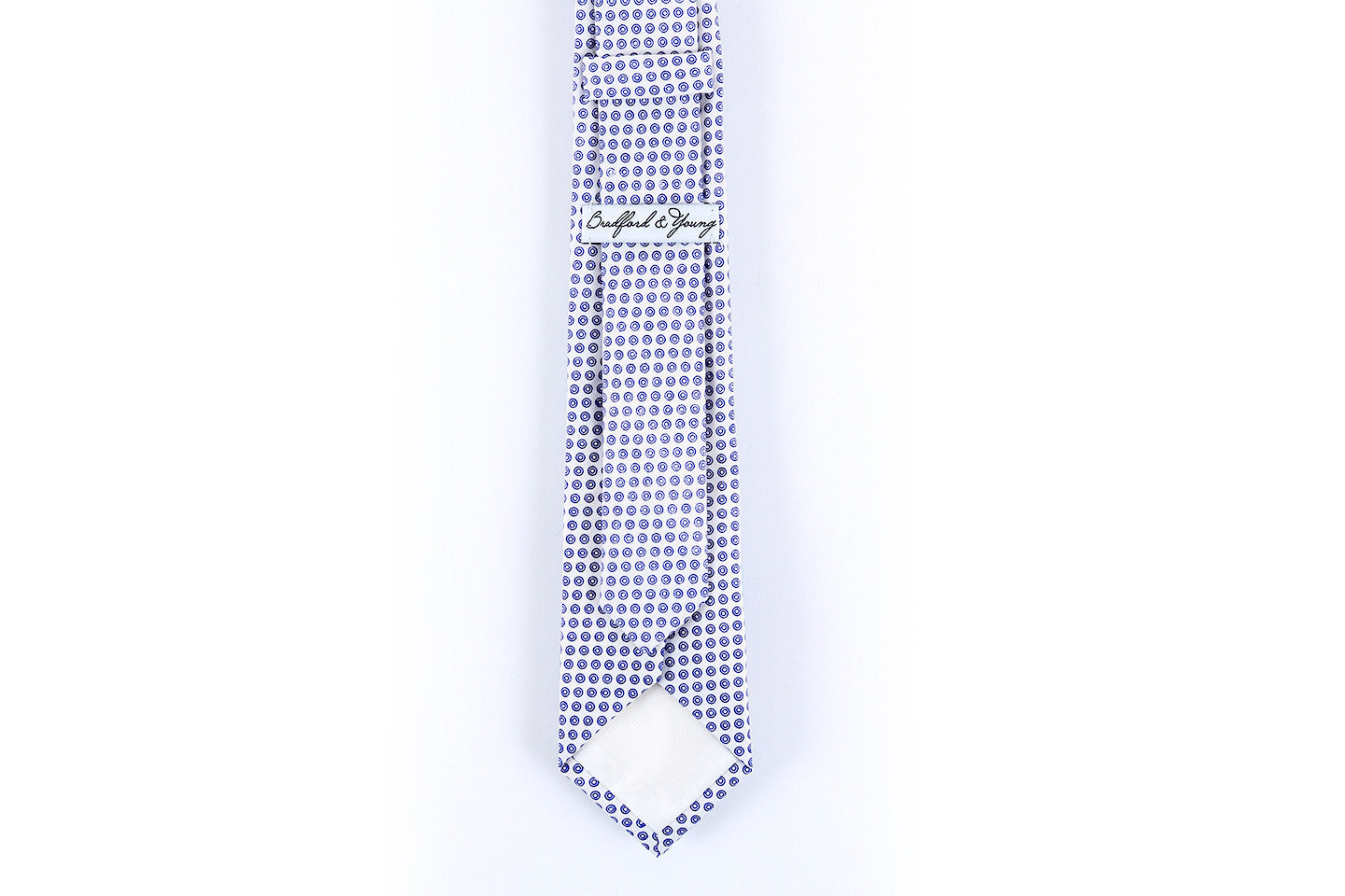 Purple Print Skinny Tie