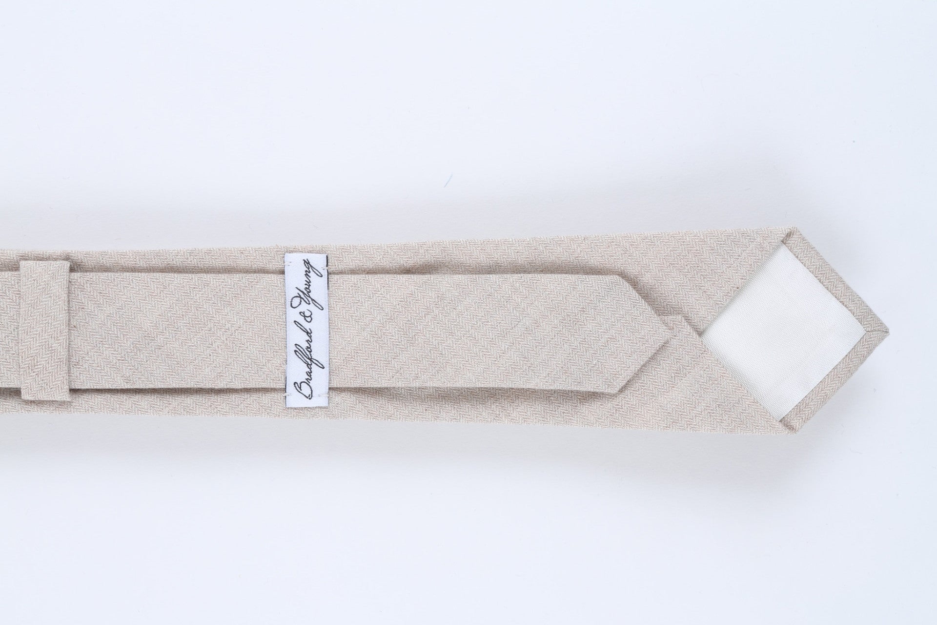 Tan Skinny Tie