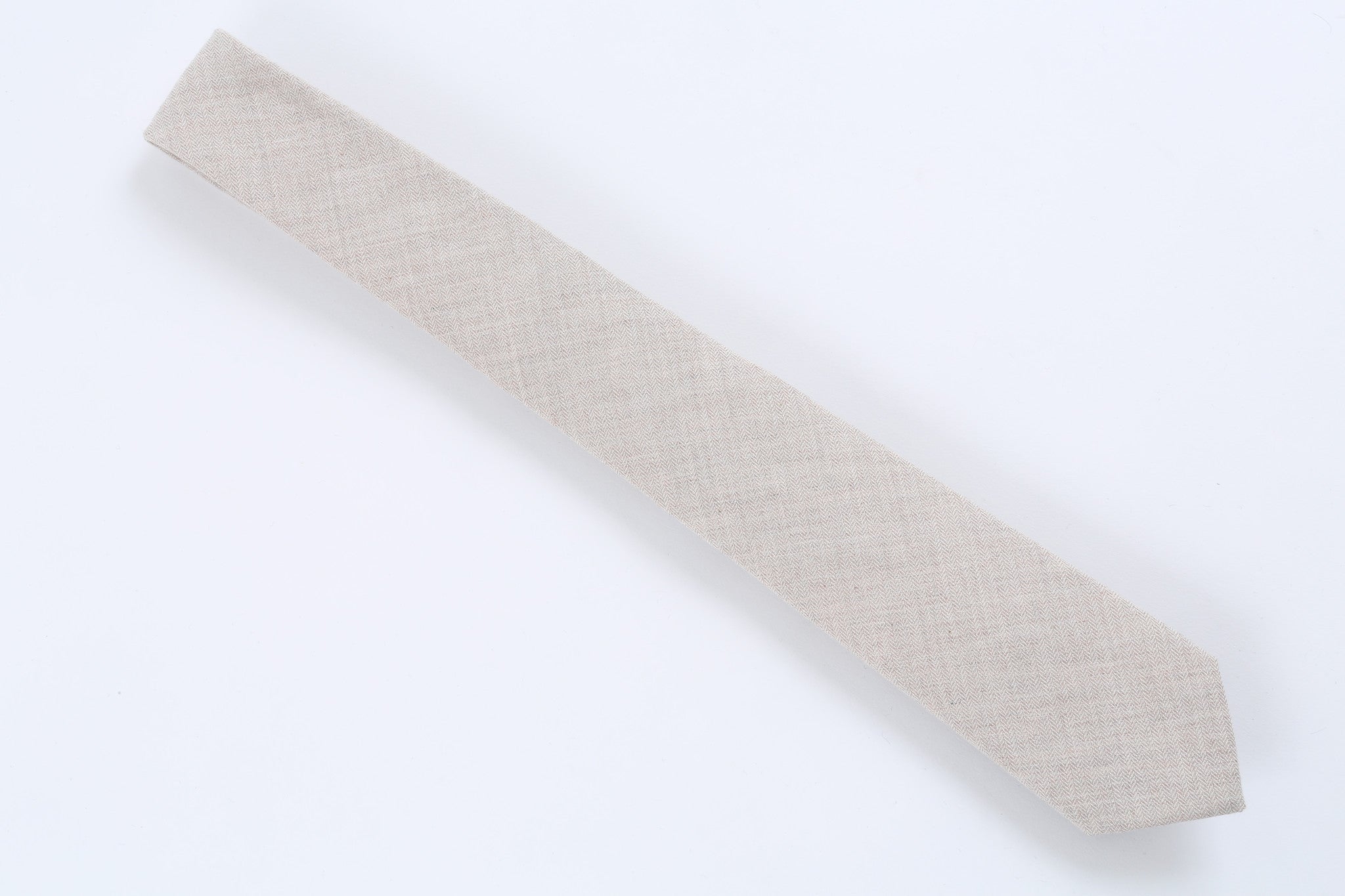 Tan Skinny Tie