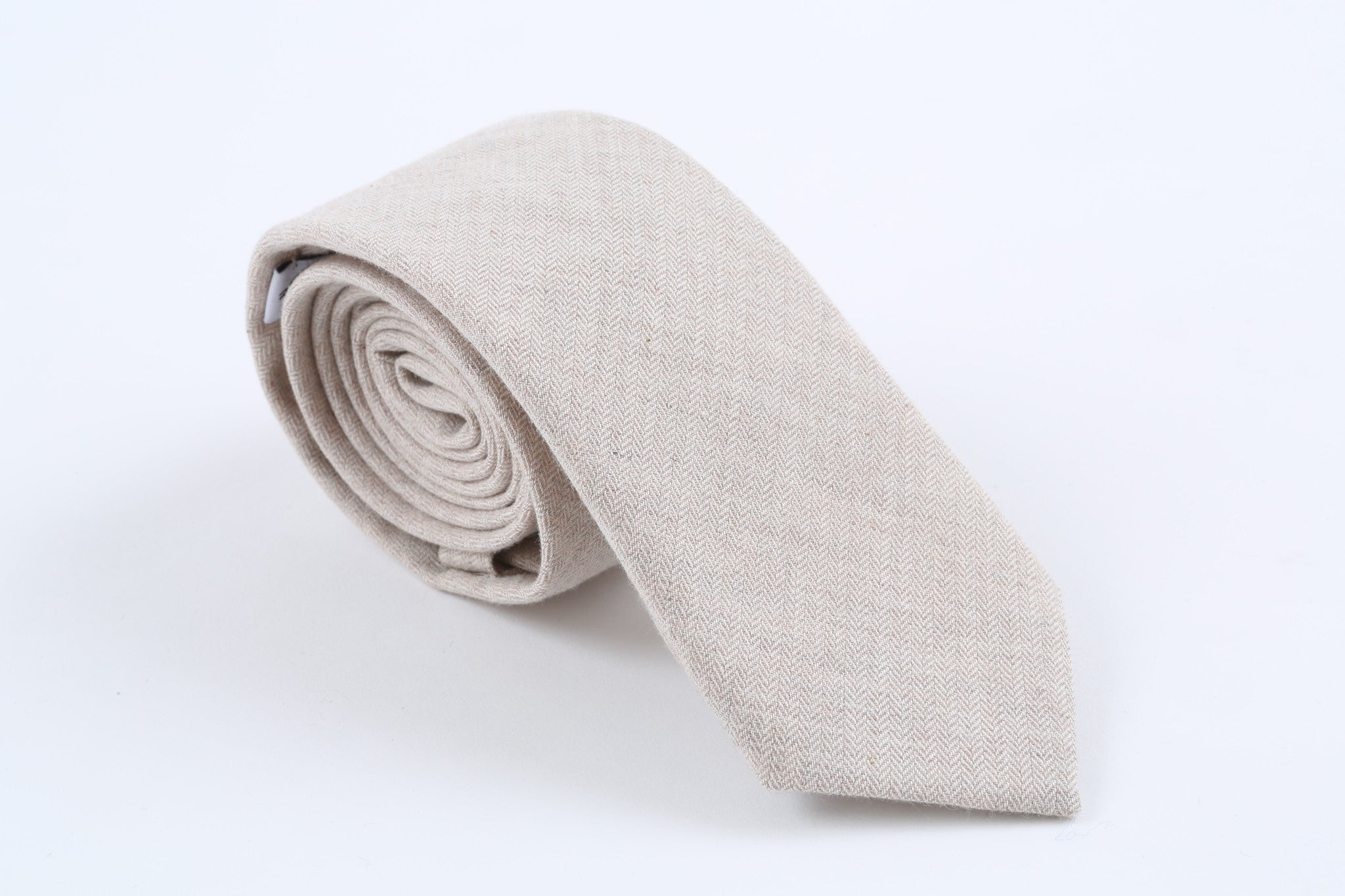 Tan Skinny Tie