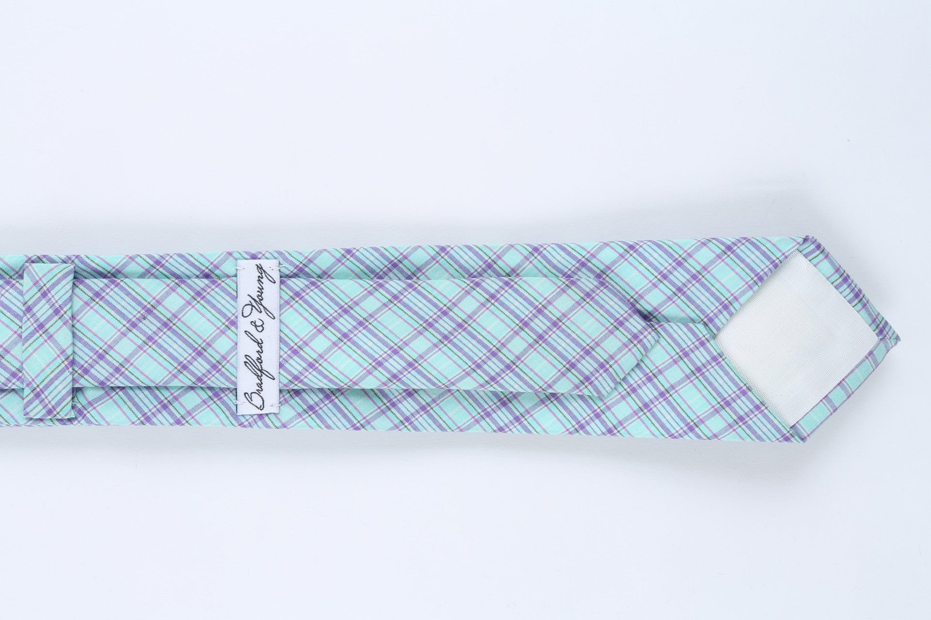 Plaid Skinny Tie