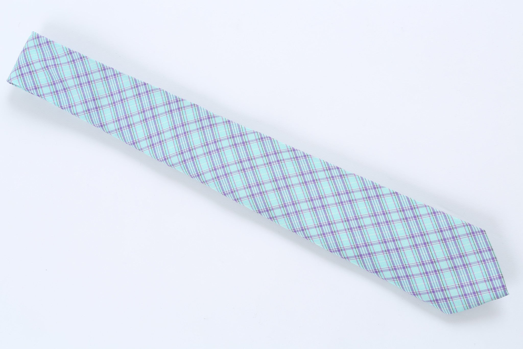 Plaid Skinny Tie
