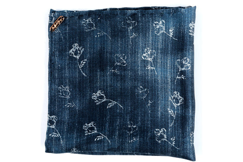 Hand Rolled Floral Pocket Square