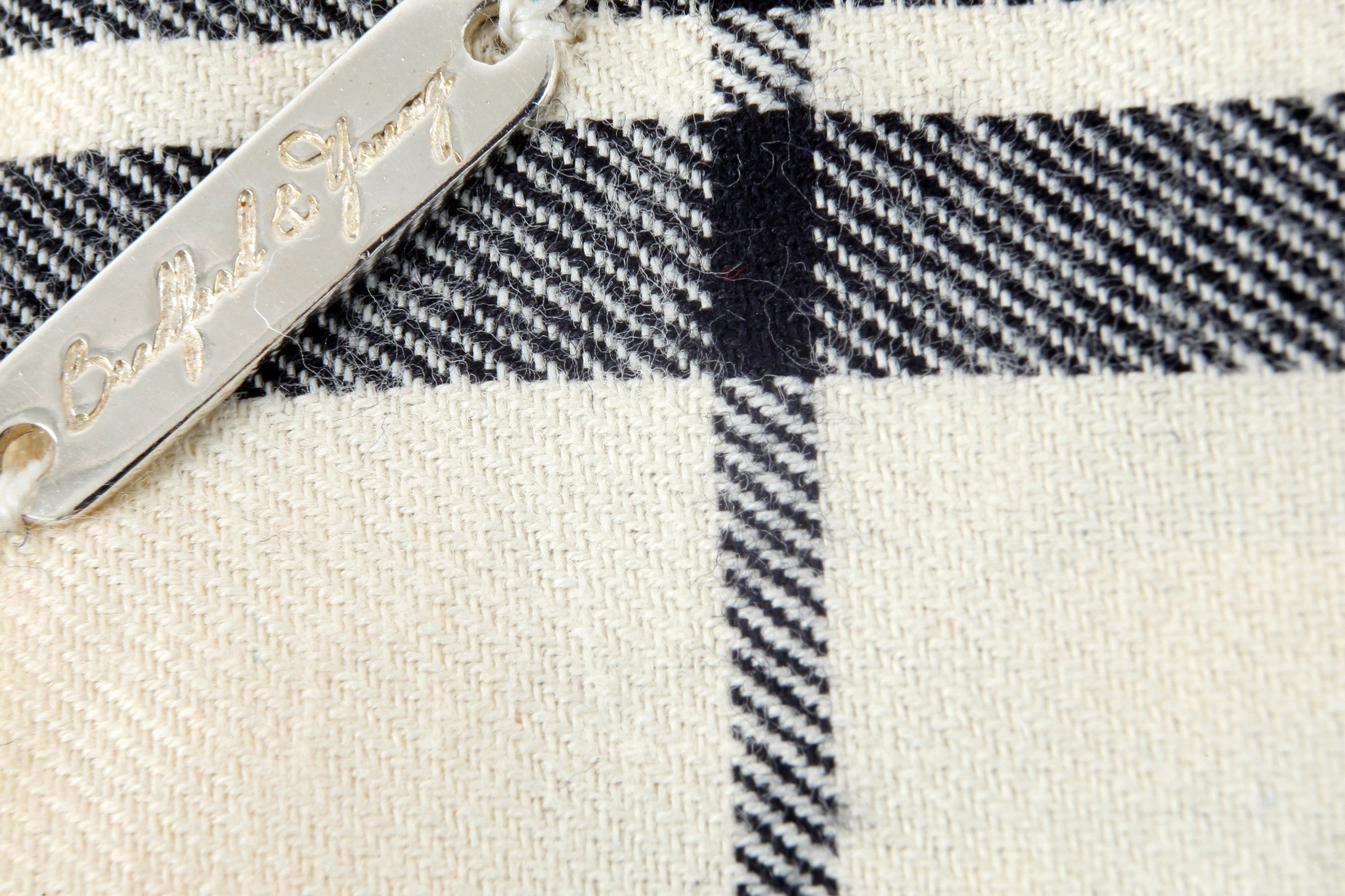 Purl Edge Window Pane Pocket Square