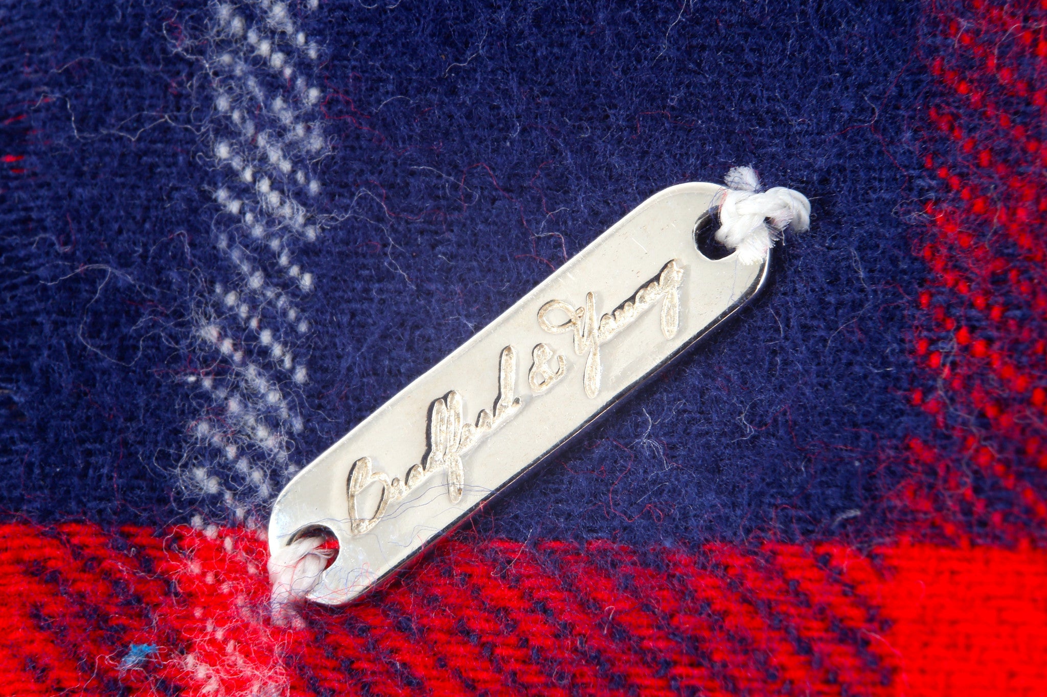 Fringed Tartan Pocket Square