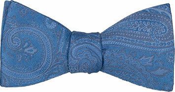 Soft Blue Bow Tie