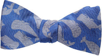 Soft Blue Bow Tie
