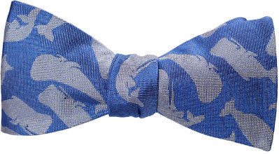 Soft Blue Bow Tie